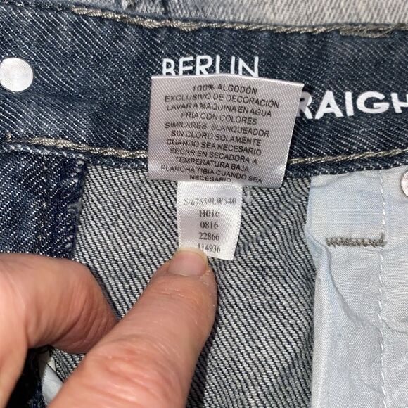 INC International Concepts Mens Berlin Slim Strait Gray Light Wash Jeans 32 x 30 - Picture 11 of 13